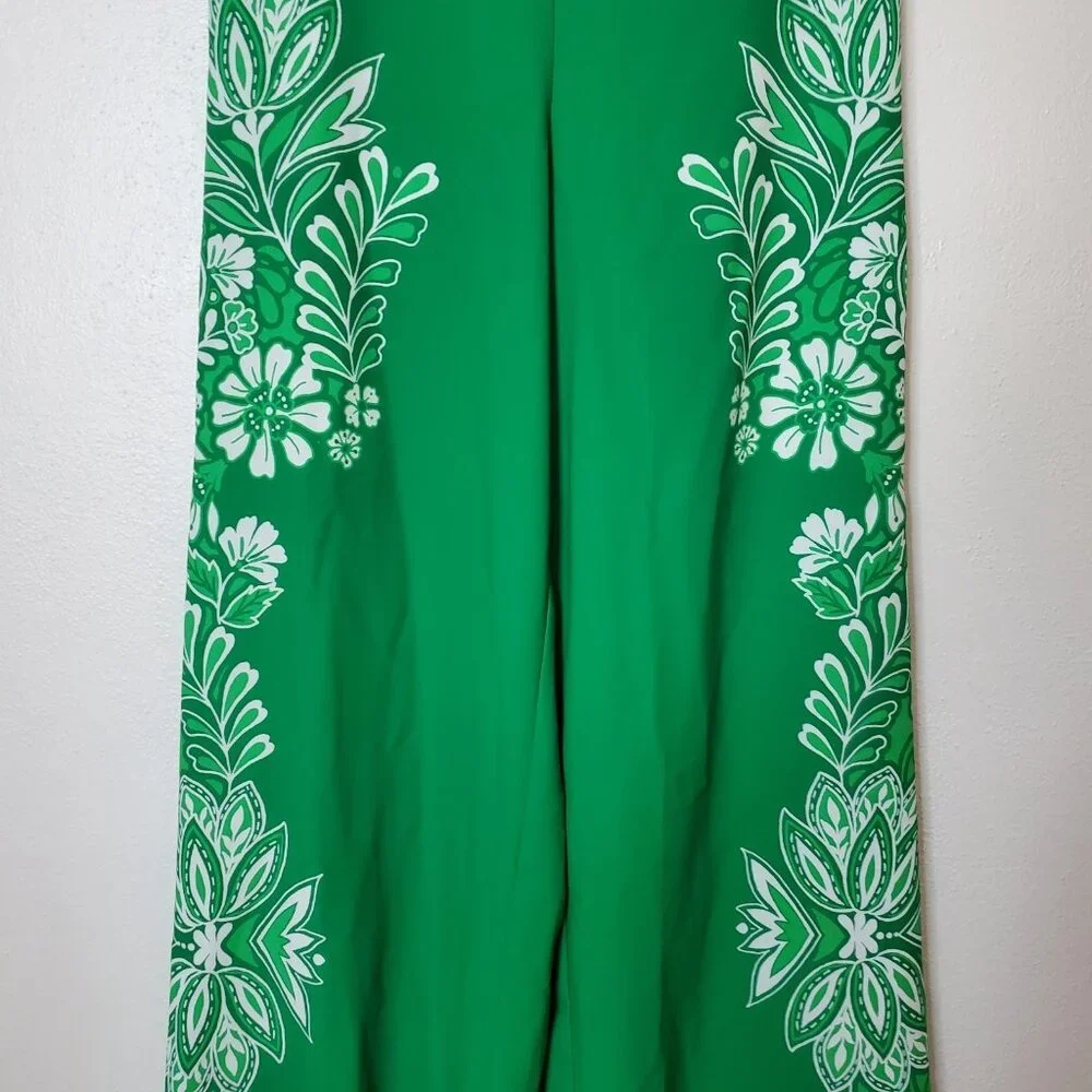 Women's Pants Size S Elastic Waist Wide Leg Hippy Festival Boho Artsy NWOT - Picture 10 of 14